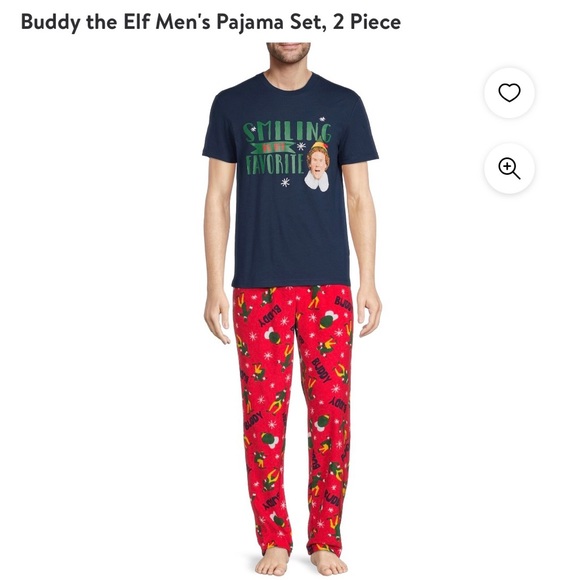 Holiday Buddy the Elf Men's Pajama Set, 2 Piece - Picture 6 of 9